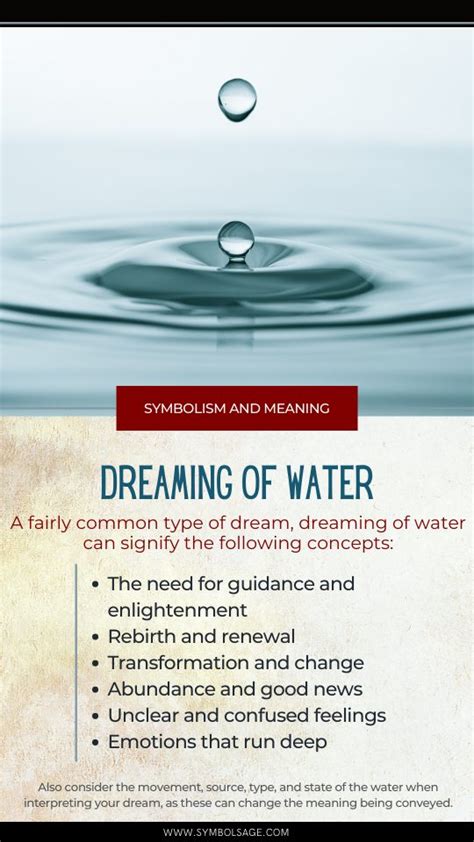 The Symbolism of Family and Water in a Dream